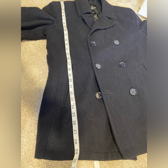 London Fog Navy Blue Pea Coat - Picture 8 of 8
